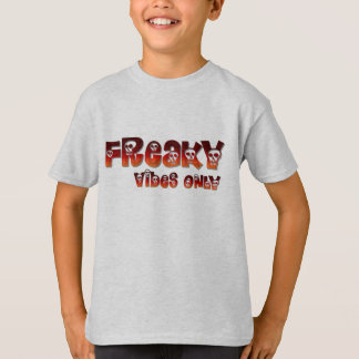 Camiseta "Freaky Vibes Only"-dgn4 de Maaya Prints, para Niñ