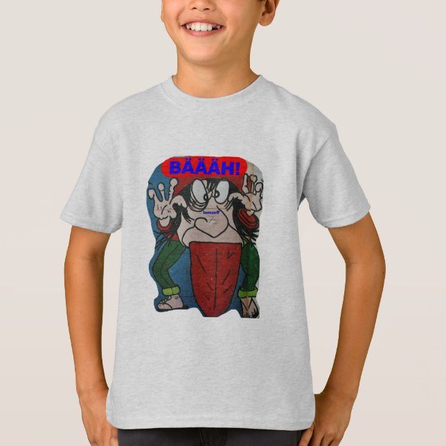 Camiseta Frecher Rotzbengel streckt die Zunge raus  T-Shirt (Anverso)