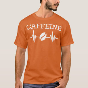Camiseta Frecuencia de cafeína de café