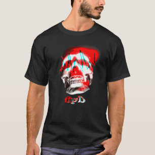 Camiseta Frecuencia de onda de movimiento Cráneo