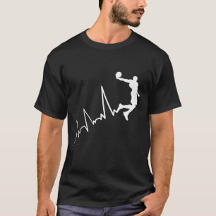 Camiseta Frecuencia EKG del jugador de baloncesto latido du