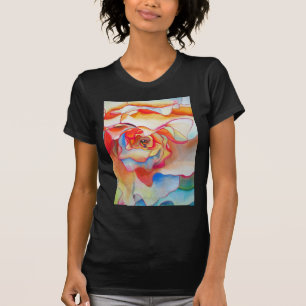 Camiseta Fred martin begonia acuarela arte