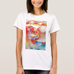 Camiseta Fred martin begonia acuarela arte