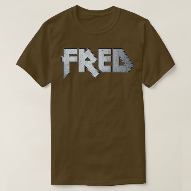 Camiseta Fred metalizado fuerte (Diseño del anverso)