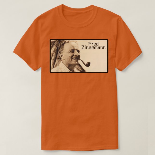 Camiseta Fred Zinnemann, leyenda austríaca de Hollywood (Diseño del anverso)