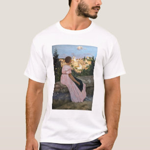 Camiseta Frederic Bazille - El vestido rosa