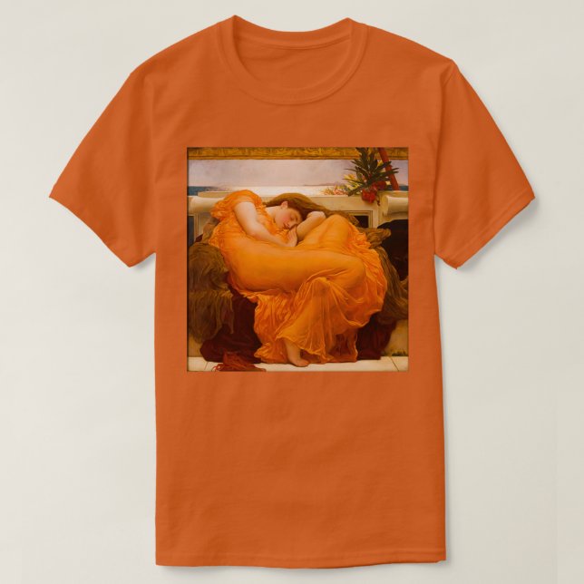 Camiseta Frederic Lord Leighton Flaming June (Diseño del anverso)