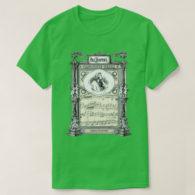 Camiseta Frederick Chopin Polonaise  (Diseño del anverso)