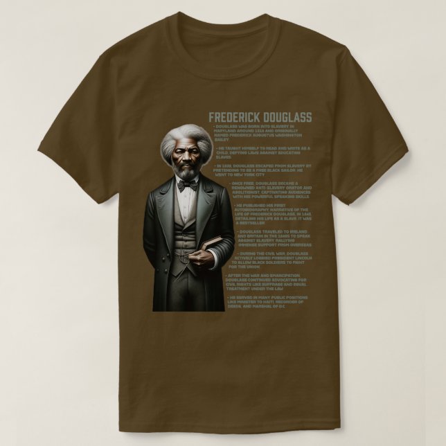 Camiseta Frederick Douglass (Diseño del anverso)