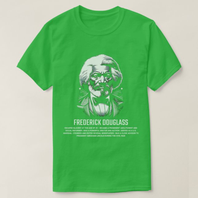Camiseta Frederick Douglass 1 (Diseño del anverso)