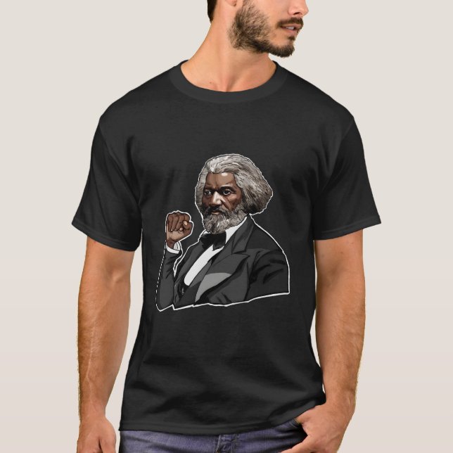 Camiseta Frederick Douglass Black Fist Blm Frederick Dougla (Anverso)