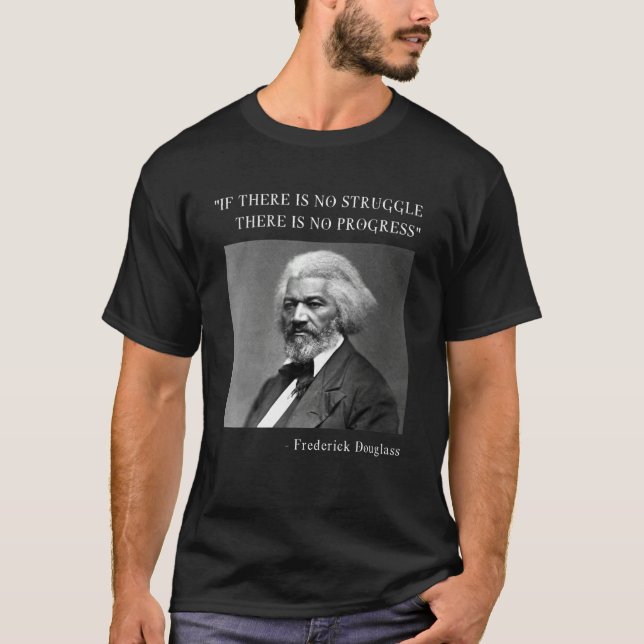 Camiseta Frederick Douglass Black History Melanin (Anverso)
