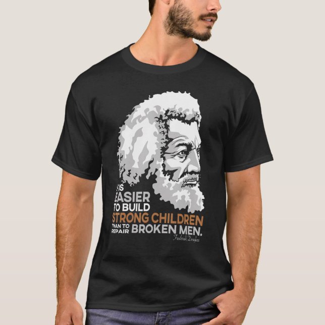 Camiseta Frederick Douglass Orgullo Cita Para La Historia N (Anverso)
