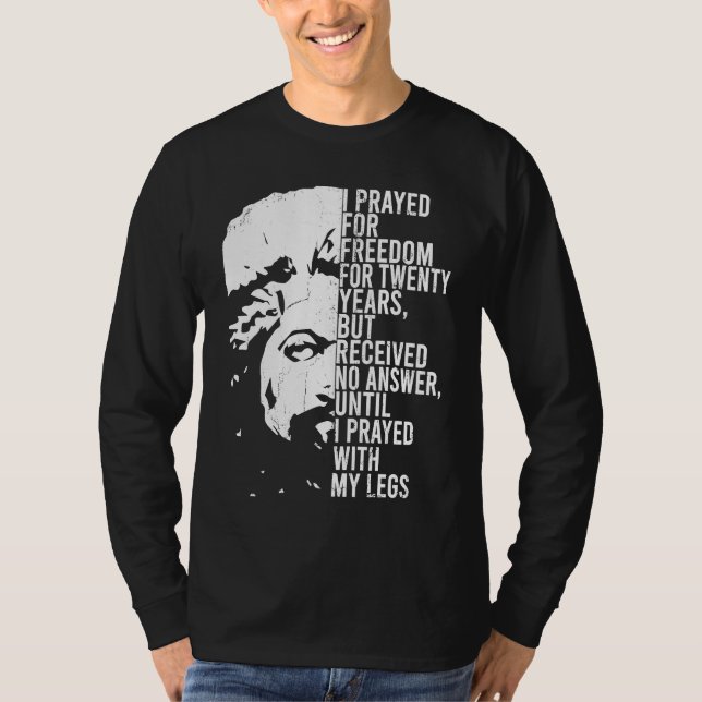 Camiseta Frederick Douglass Quote Apparel Black History Mon (Anverso)