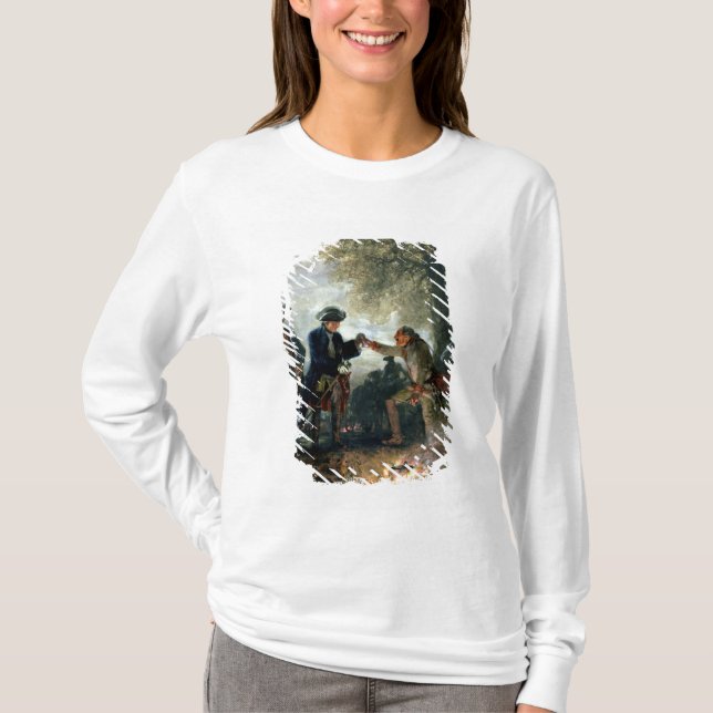 Camiseta Frederick el grande con Zieten en el campo (Anverso)