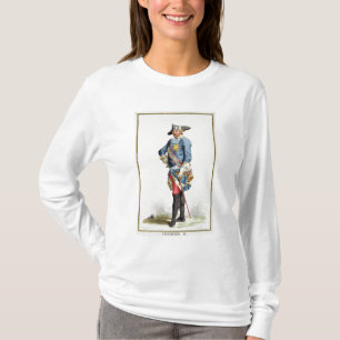 Camiseta Frederick II "los gran" (1712-86) reyes de Prusia