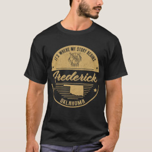 Camiseta Frederick Oklahoma Es donde comienza mi historia