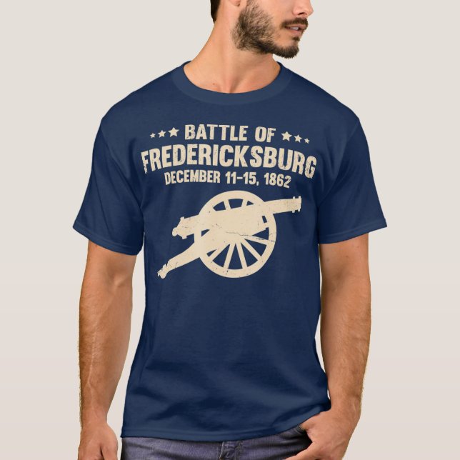 Camiseta Fredericksburg US Civil War Battlefield (Anverso)