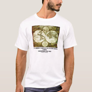 Camiseta Frederik de Wit Nova Orbis Tabula in Lucem Edita