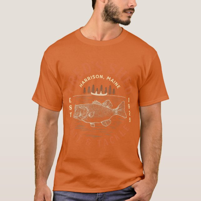 Camiseta Freds Shed Bait Tackle (Anverso)