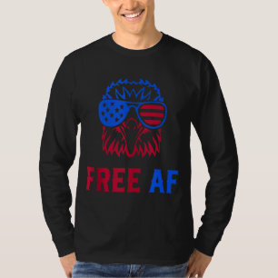 Camiseta FREE AF USA Bandera Americana Águila Patriótica 4 