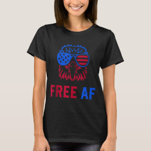 Camiseta FREE AF USA Bandera Americana Águila Patriótica 4 
