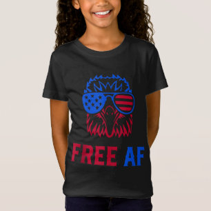 Camiseta FREE AF USA Bandera Americana Águila Patriótica 4 