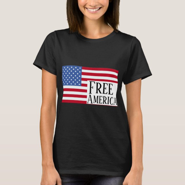 Camiseta Free America (Anverso)