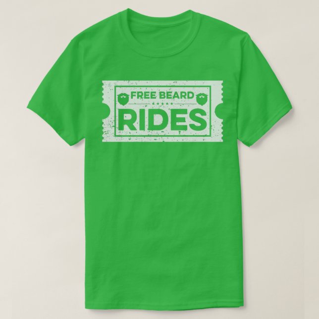 Camiseta FREE BEARD RIDES Classic TShirt (Diseño del anverso)