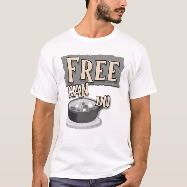 Camiseta Free can do (Anverso)