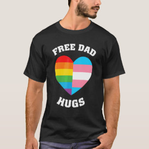 Camiseta Free Dad Hugs Lgbt Pride