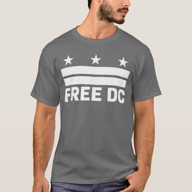 Camiseta Free DC funny gift (Anverso)