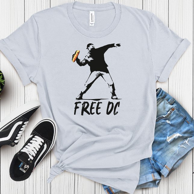 Camiseta Free DC Sandwich Thrower – Banksy Inspired Abolish (Subido por el creador)