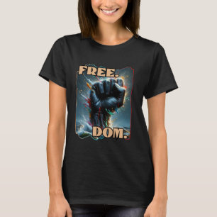 Camiseta Free.Dom., Anti-Racismo, Inclusión, DEI, Cultura