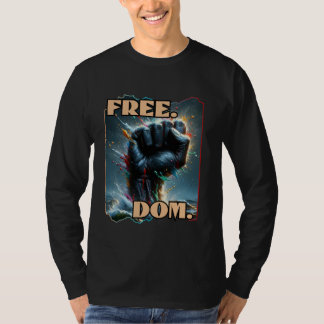 Camiseta Free.Dom., Anti-Racismo, Inclusión, DEI, Cultura