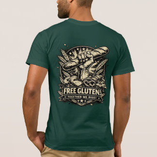 Camiseta 🥖🥐Free Gluten! – Funny Food T-Shirt 🥨🥯