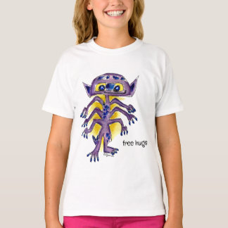 Camiseta Free Hugs Alien