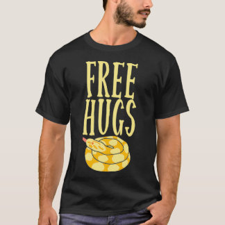 Camiseta Free Hugs Boa Constrictor Snake Funny Pullover