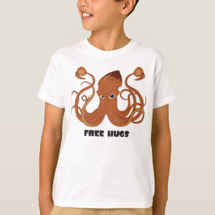 Camiseta Free Hugs Squid Kid's Sweatshirt
