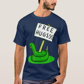Camiseta Free Hugsss Funny Cute Snake Hug Lovers