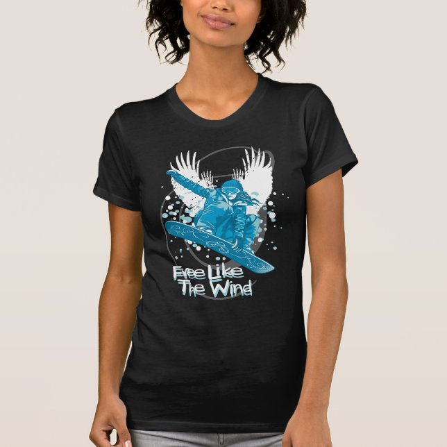Camiseta Free like the wind (Anverso)