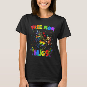 Camiseta Free Mom Abrazos Sloth Lgbt Pride