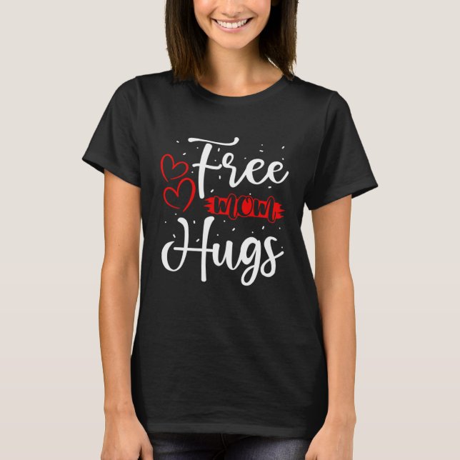 Camiseta Free Mom Hugs LGBT Transgender Bisexual Pride Mont (Anverso)