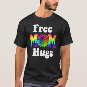 Camiseta Free Mom Hugs Sunflower Say Gay Say Love Lgbt Prid