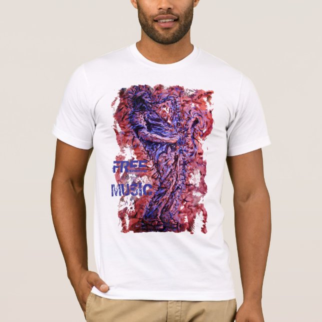 CAMISETA FREE MUSIC (Anverso)