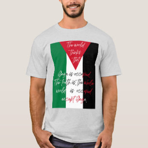 Camiseta Free Palestina - Camiseta Salva Gaza