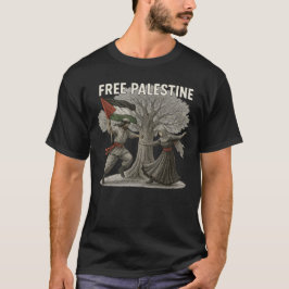Camiseta Free Palestina – Raíces de Libertad