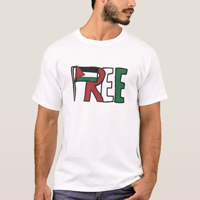 Camiseta Free Palestine (Anverso)