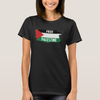 Camiseta Free Palestine Palestine national flag