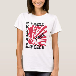 Camiseta Free Prensas información - Free Speech -